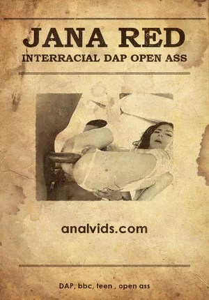 Jana red interracial. Dap open ass