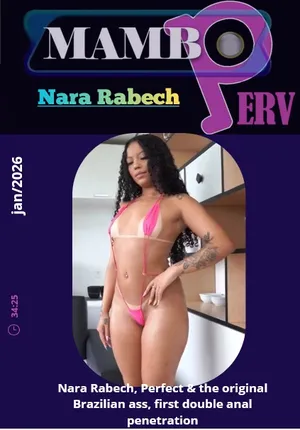 Nara Rabech, Perfect &amp; the original Brazilian ass, first double anal penetration