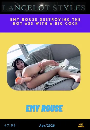 Emy Rousedestroying the hot ass with a big cock