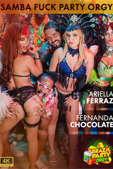 Samba Fuck Party: Ariella Ferraz And Fernanda Chocolate