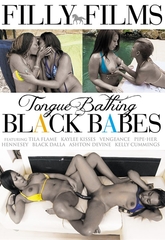 Tongue Bathing Black Babes